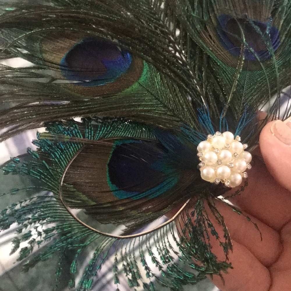 Peacock Fascinator